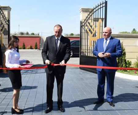 Prezident İlham Əliyev “Azərxalça” ASC-nin Xaçmaz filialının açılışında iştirak edib