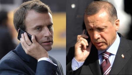  Ərdoğan Bakıda Fransa prezidenti ilə telefonla danışıb
