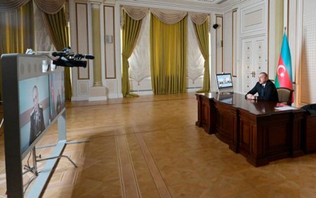 Prezident Kamran Əliyevi videoformatda qəbul etdi -