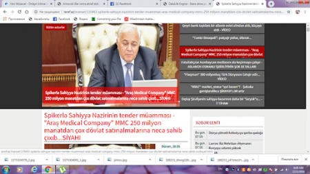 Səhiyyə Nazirliyində 10 milyonluq müəmmalı tender oyunu Səhiyyə Nazirliyində 10 milyonluq müəmmalı tender oyunu