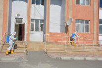 Tərtərdə dezinfeksiya tədbirləri davam etdirilir - Tərtərdə dezinfeksiya tədbirləri davam etdirilir -