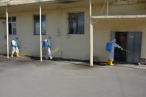 Tərtərdə dezinfeksiya tədbirləri davam etdirilir - Tərtərdə dezinfeksiya tədbirləri davam etdirilir -