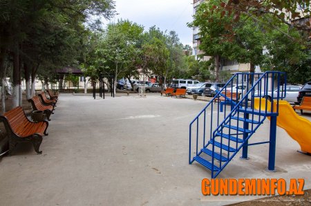 Nərimanov rayonunda abad həyət sakinlərin ixtiyarına verilib