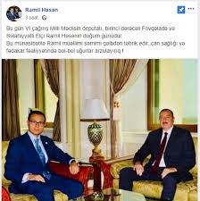 Azərbaycanda deputat özü-özünü təbrik etdi: Azərbaycanda deputat özü-özünü təbrik etdi: