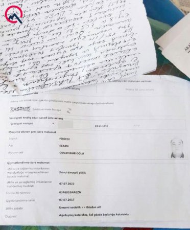 I qrup əlillik üçün müraciət etdi, II qrupu da ləğv edildi