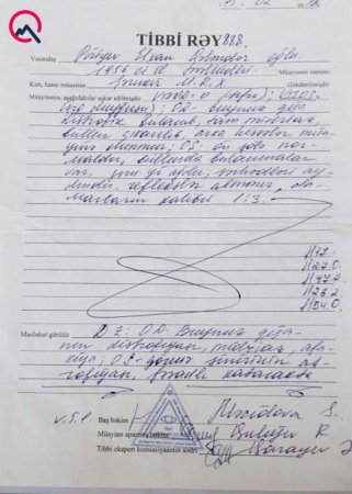 I qrup əlillik üçün müraciət etdi, II qrupu da ləğv edildi