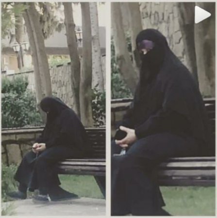 Bakı polisi qara niqabda “kişi” əli olan insanın kimliyini müəyyənləşdirdi -