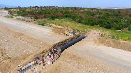 “Zəfər yolu”nun asfaltlanmasına başlanıldı - 