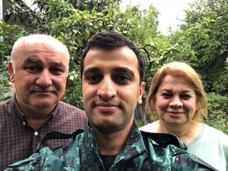 Arif Hacılının oğlu hərbi xidmətdən qayıtdı