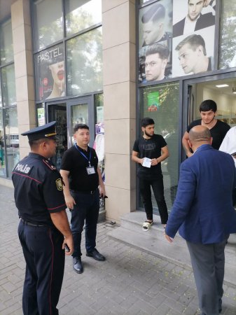 Nərimanov rayonunda mobil qrupların fəaliyyəti davam edir 