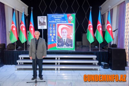  Vətən Müharibəsi Qəhrəmanı, şəhid polkovnik Zaur Nudirəliyev anım günündə yad edilib - 