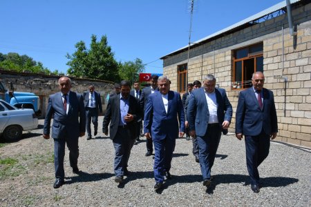 Tərtərdə Vətən müharibəsi şəhidi Qənbərli Qənbərin il mərasimi keçirilib