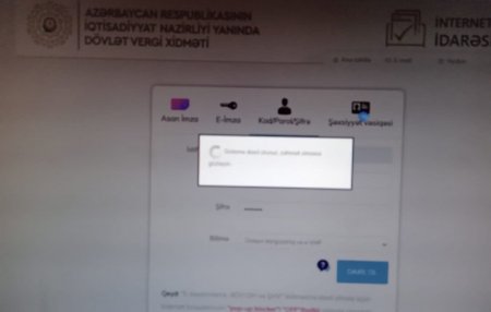 Azərbaycanda onlayn vergi sistemi çökdü - Azərbaycanda onlayn vergi sistemi çökdü -