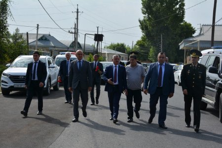 İcra başçısı şəhidin ad günündə abidə kompleksinin açılışında iştirak etdi 