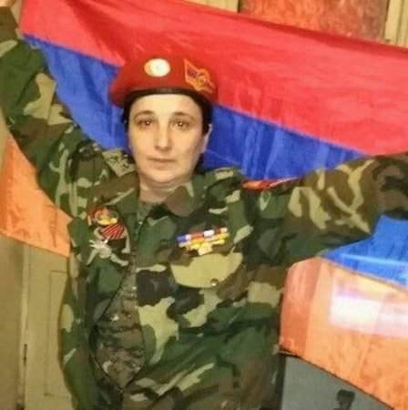 1-ci Qarabağ müharibəsində döyüşmüş məşhur erməni qadın öldürüldü - Fotolar