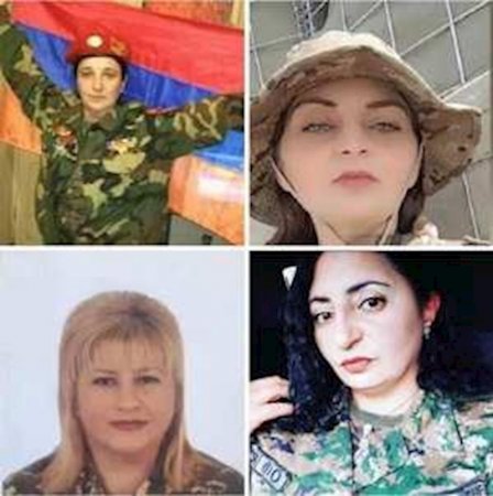 Ermənistan son döyüşlərdə ölən qadın hərbçilərinin adlarını açıqladı - 