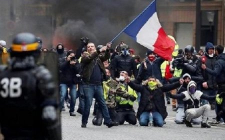 Fransada etirazçılardan 457 nəfər həbs edilib