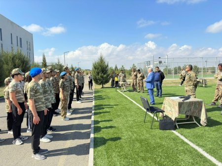 Tərtərdə “Poliqon” gənclərin hərbi-vətənpərvərlik düşərgəsi start götürüb