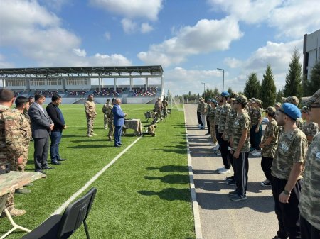 Tərtərdə “Poliqon” gənclərin hərbi-vətənpərvərlik düşərgəsi start götürüb