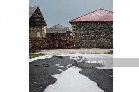 Zaqatalaya dolu yağdı - 