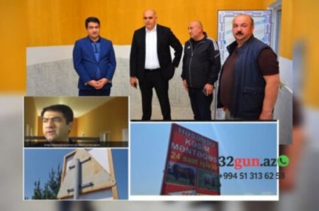 Yol nişanı ÜZƏRİNDƏ ƏT KƏSİMİ REKLAMI: Yol nişanı ÜZƏRİNDƏ ƏT KƏSİMİ REKLAMI: