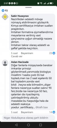 Məllimlərdən nazirliyə etiraz: Sertifikasiya nəticələri ləğv ediləcək? - 