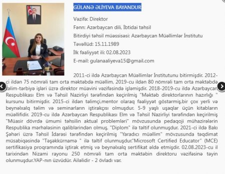 Məktəb direktorunun diplomu saxtadır? -  