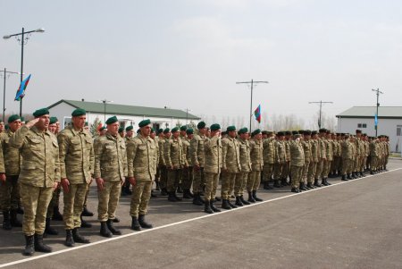 Tərtərdə N saylı hərbi hissədə Novruz şənliyi - 