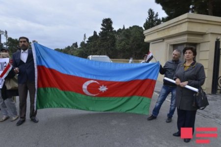 Bakıda Kürdüstanın müstəqilliyi əleyhinə aksiya keçirildi - 