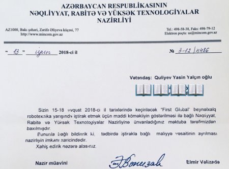 Azərbaycanın olimpiada çempionu xaricə yarışa gedə bilmədi 