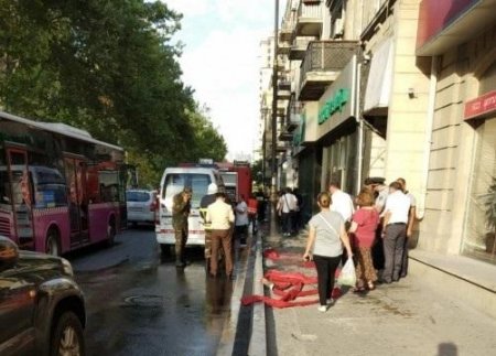 “Qoç ət” kabab evində yanğın - 