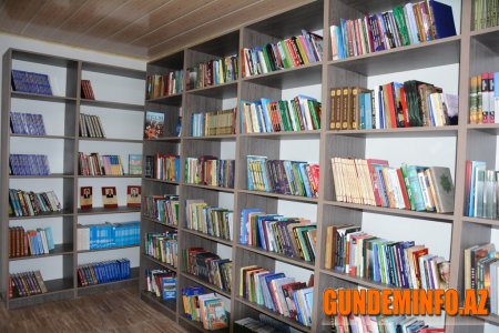 Tərtərin təmas xəttində yerləşən kəndində kitabxana istifadəyə verilib