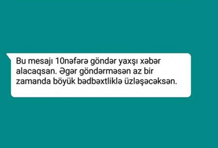 “Peyğəmbərdən sizə SMS gəlib…” –