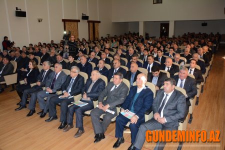 Tərtər rayonunda 2018-ci ilin yekunlarına həsr olunan hesabat yığıncağı - 
