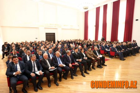 Daşkəsəndə 2018-ci ilin iqtisadi yekunlarına dair hesabat yığıncağı - 