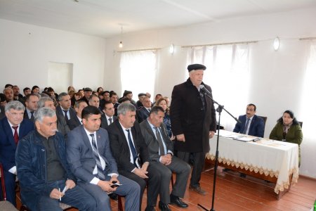 Xoruzlu kəndində səyyar qəbul-görüş keçirildi