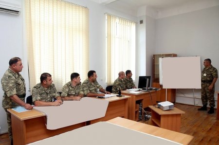 Hərb Oyunları Mərkəzində komanda-qərargah təlimi keçirilir - 