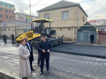 İradə Gülməmmədova yolların təmir və bərpa işləri ilə tanış olub İradə Gülməmmədova yolların təmir və bərpa işləri ilə tanış olub