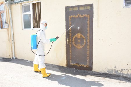 Koronavirus (COVİD-19) infeksiyasına qarşı dezinfeksiya tədbirləri davam etdirilir