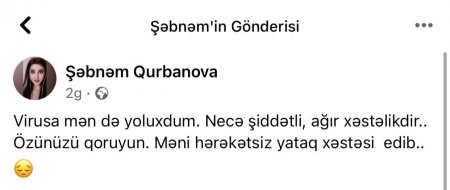 23 yaşlı müəllim koronavirusdan vəfat etdi - 