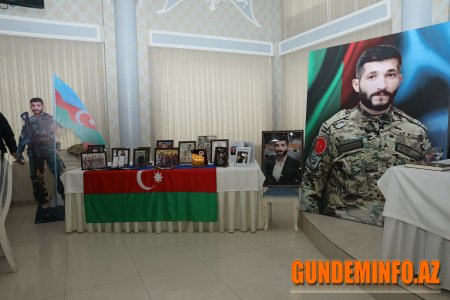 Masazırda şəhid İsmayıl Qasımovun il mərasimi keçirildi