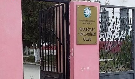 Qubada bu kollecdə rüşvət tüğyan edir -