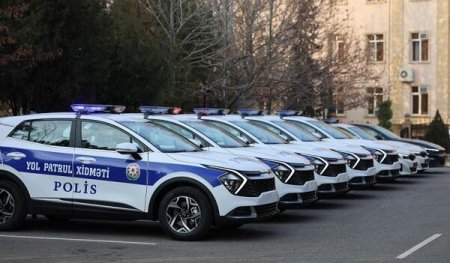 Naxçıvan polisinə yeni maşınlar verildi 