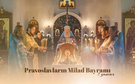 Bu gün dünya pravoslavları Milad bayramını qeyd edir