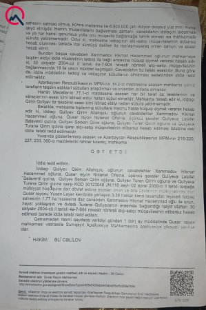 “Etibar Pirverdiyevin qaynı saxta sənədlə torpağımızı satıb...”