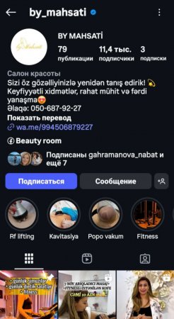 “By Mahsati” adlı gözəllik salonu müştəriləri aldatmaqla məşğuldur