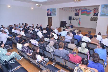 Süleyman Mikayılovun Ələt qəsəbəsində səyyar qəbulu keçirib 