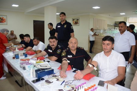 Tərtərdə qanvermə aksiyası keçirilib