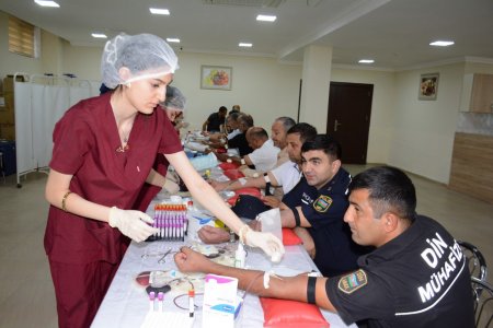 Tərtərdə qanvermə aksiyası keçirilib