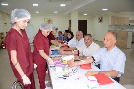 Tərtərdə qanvermə aksiyası keçirilib